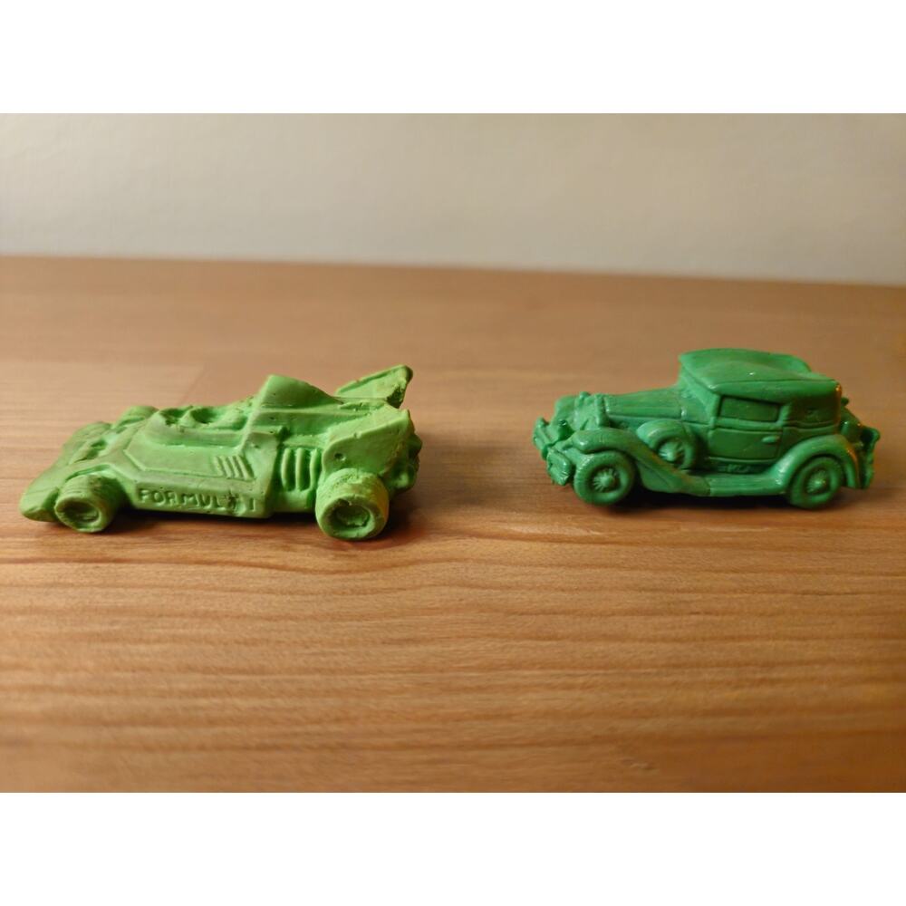 Race Car Rubber Eraser Green Formula One Eraser Diener - Picture 2 of 4